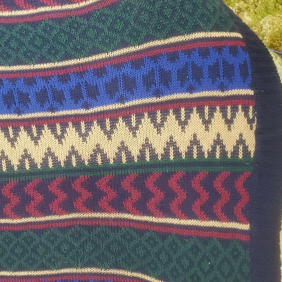 GEEGEE Women's Aztec Print Open Front Fringe Trim Waterfall Cardigan-Sz S/M - Picture 12 of 17